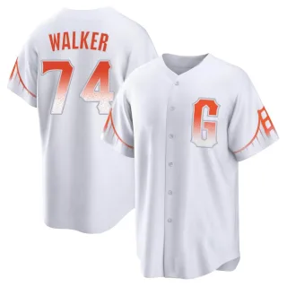 Ryan Walker Men's San Francisco Giants Alternate Jersey - Black Authentic