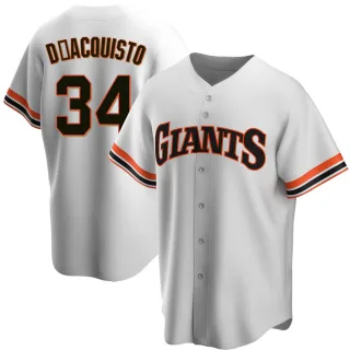 Camilo Doval Men's San Francisco Giants Road Jersey - Gray Replica